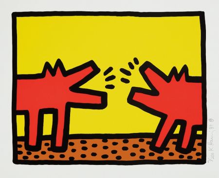 Sérigraphie Haring - Pop Shop IV (D)