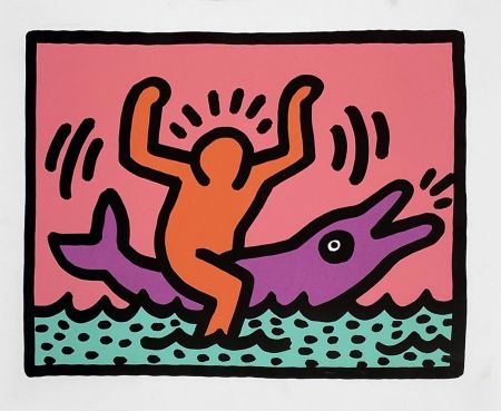 Sérigraphie Haring - Pop Shop V (B)