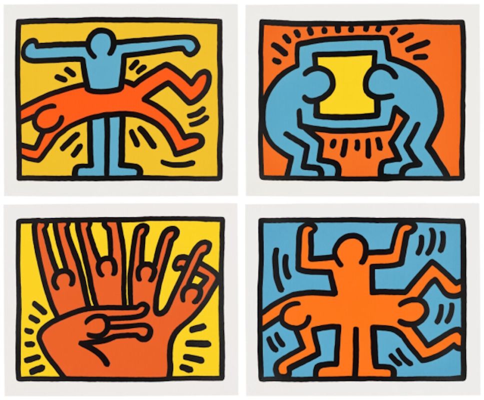 Sérigraphie Haring - Pop Shop VI