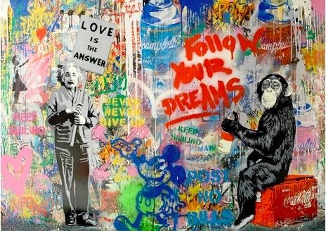 Sérigraphie Mr. Brainwash - Pop Wall, 2018