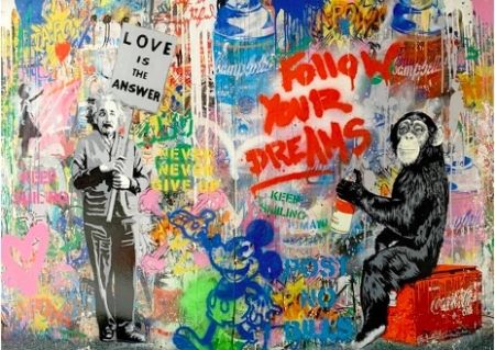 Sérigraphie Mr. Brainwash - Pop Wall, 2018