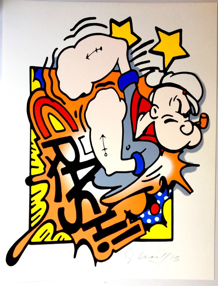 Sérigraphie Crash - Popeye