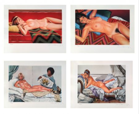 Lithographie Ramos - Portfolio of four prints