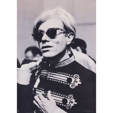 Affiche Warhol - Portrait d'Andy Warhol en costume d'officier 