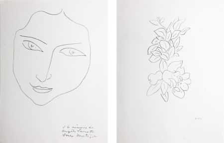 Lithographie Matisse - PORTRAIT D'ANGÈLE (1943)