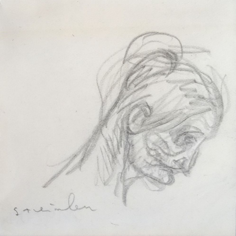 Aucune Technique Steinlen - Portrait de femme