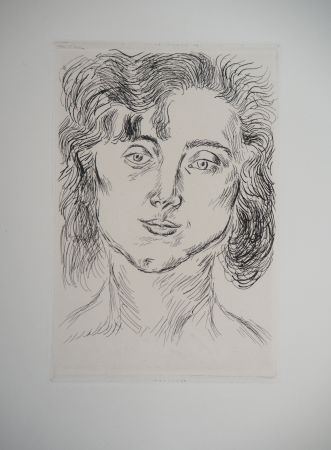 Gravure Matisse - Portrait de femme