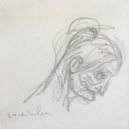 Aucune Technique Steinlen - Portrait de femme