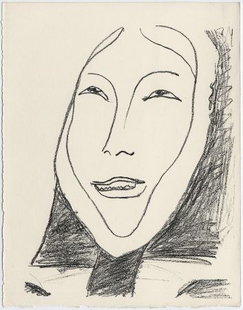 Lithographie Matisse - Portrait de femme esquimau n° 4. 1947 (Pour Une Fête en Cimmérie)