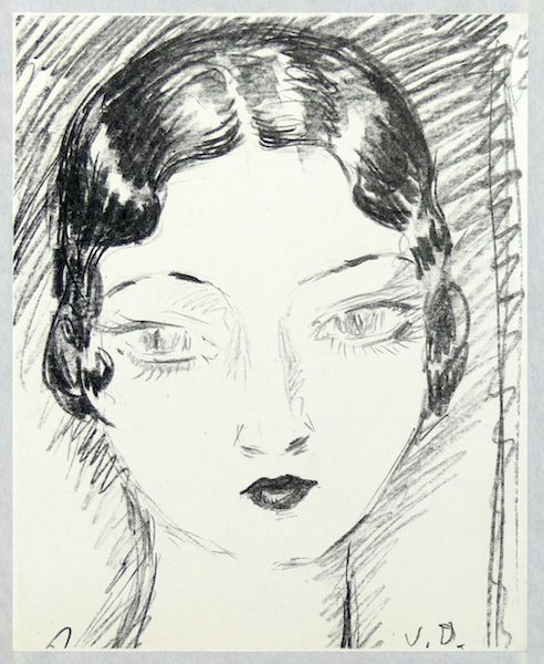 Lithographie Van Dongen - Portrait de jeune fille