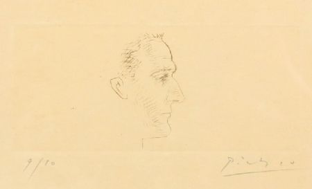 Pointe-Sèche Picasso - Portrait de Marcel Boudin