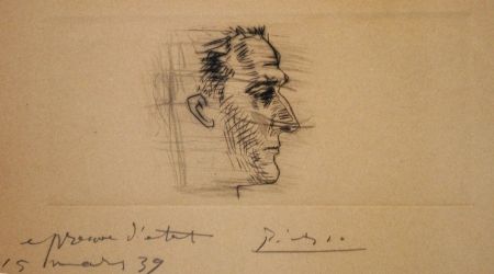 Pointe-Sèche Picasso - Portrait de Marcel Boudin