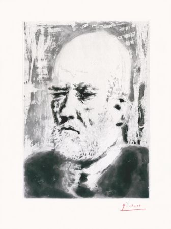 Eau-Forte Picasso - Portrait de Vollard