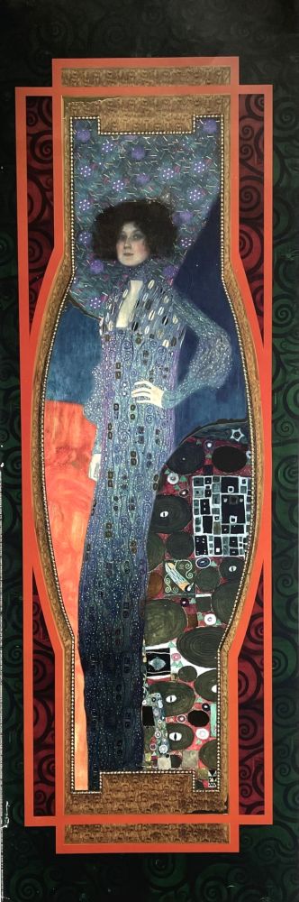 Affiche Klimt (After) - Portrait d'Emile Louise Flöge
