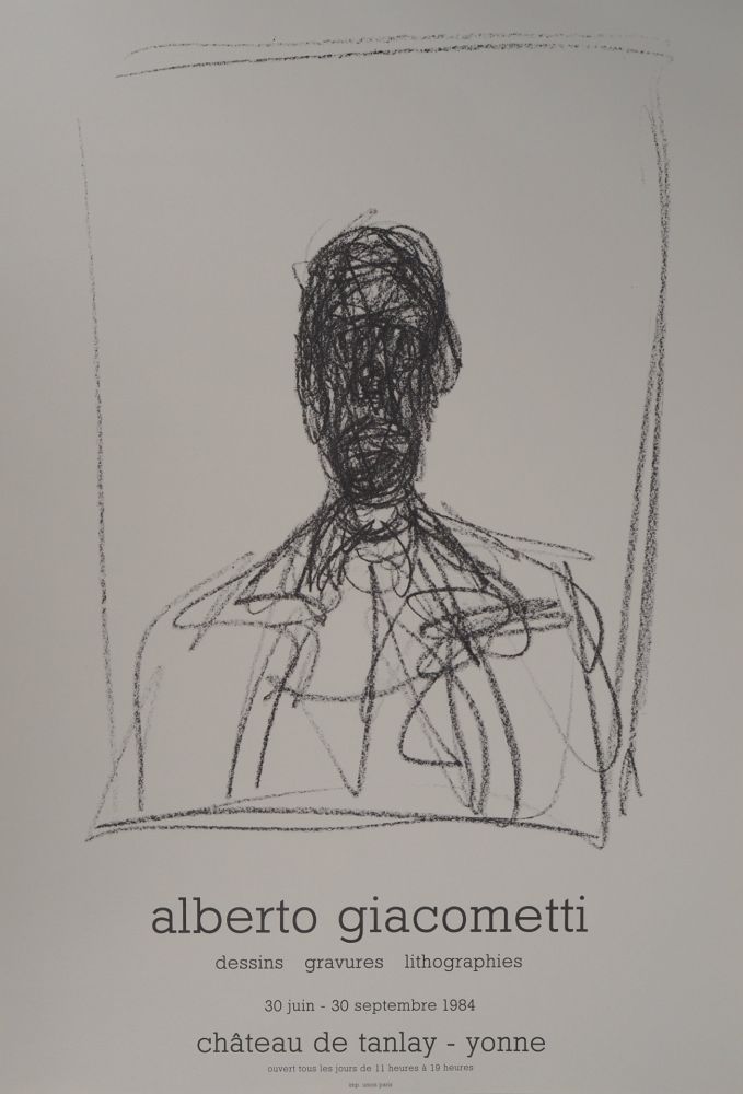 Livre Illustré Giacometti - Portrait d'homme