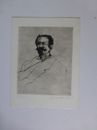 Gravure Weisbuch - Portrait d'homme 