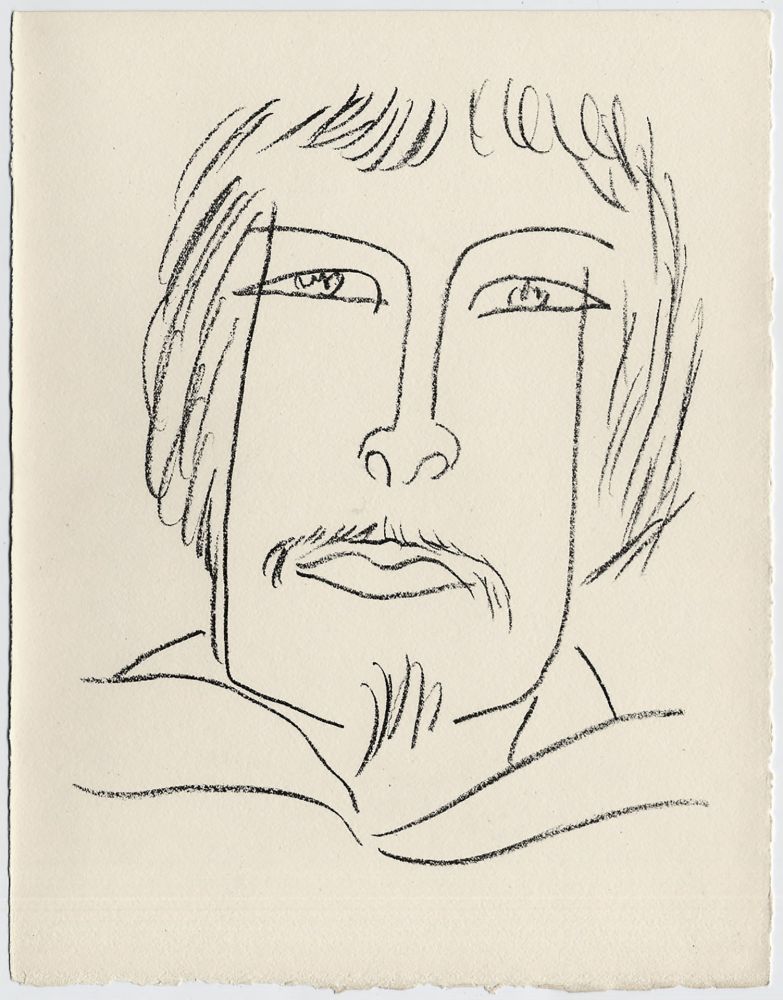 Lithographie Matisse - Portrait d'homme esquimau n° 7. 1947 (Pour Une Fête en Cimmérie)