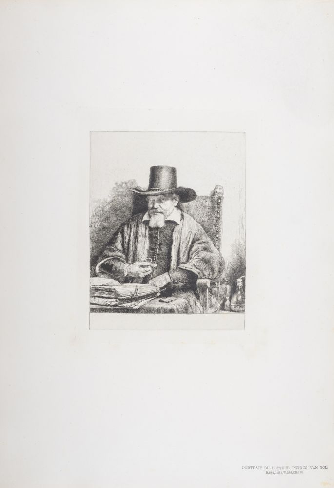 Héliogravure Rembrandt - Portrait du Docteur Petrus Van Tol