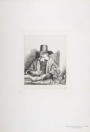 Héliogravure Rembrandt - Portrait du Docteur Petrus Van Tol