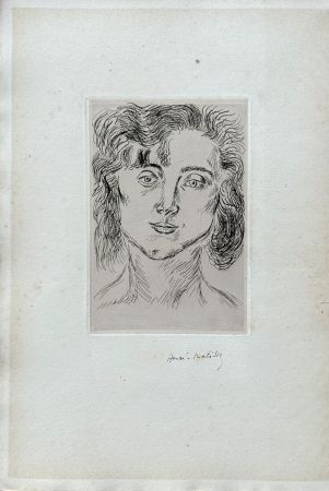 Gravure Matisse - Portrait Marguerite Matisse