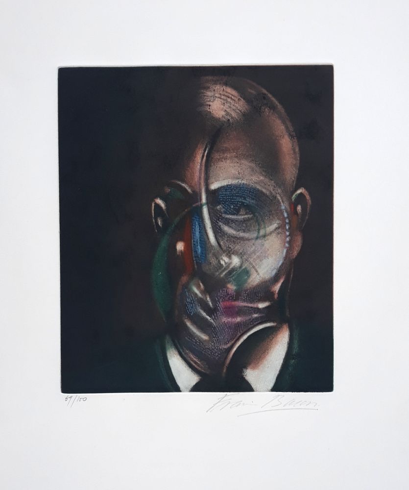 Eau-Forte Et Aquatinte Bacon - Portrait of Michel Leiris
