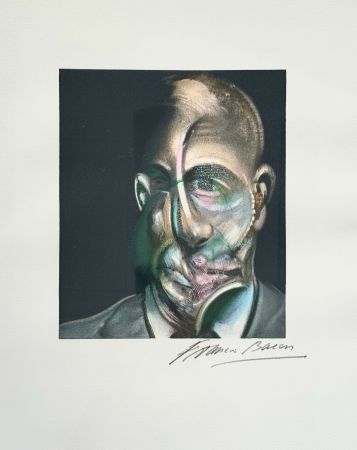 Lithographie Bacon - Portrait of Michel Leiris