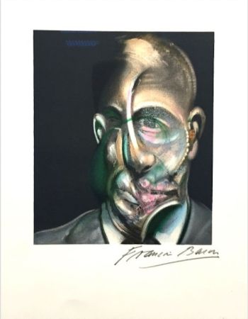 Lithographie Bacon - Portrait of Michel Leiris