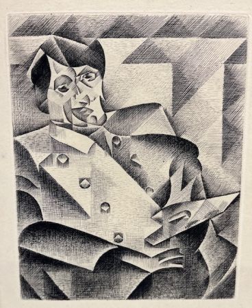 Eau-Forte Gris  - Portrait of Picasso