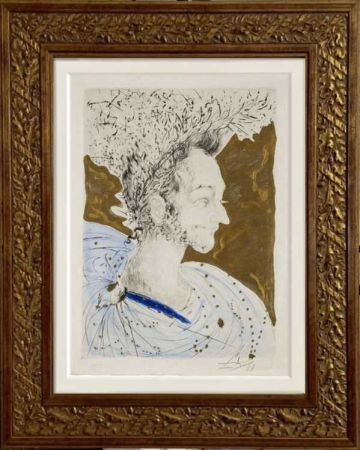 Gravure Dali - Portrait of Rosand
