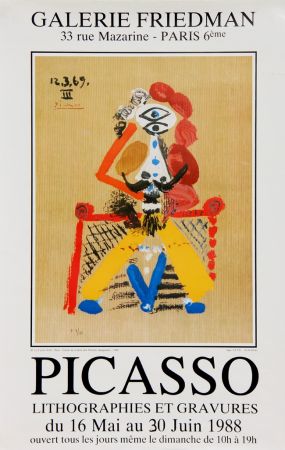 Affiche Picasso - Portraits Imaginaires
