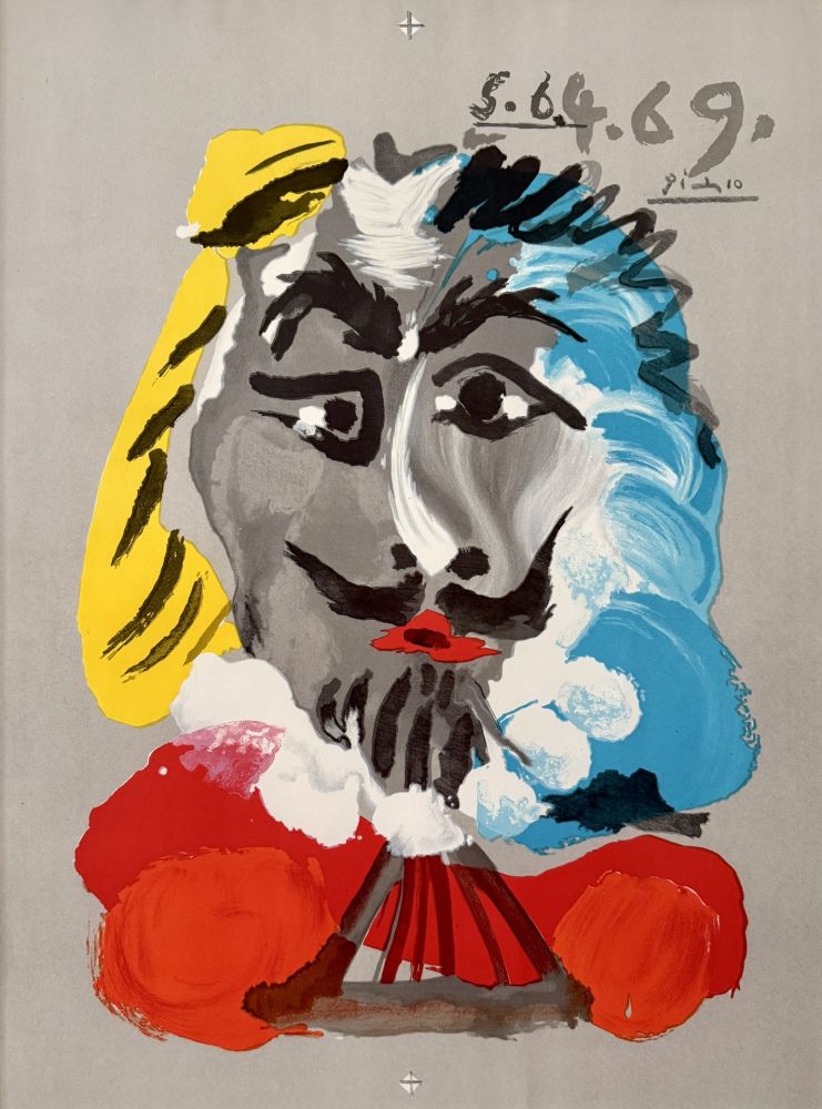 Lithographie Picasso - Portraits Imaginaires, 5.6.4.69 Proof