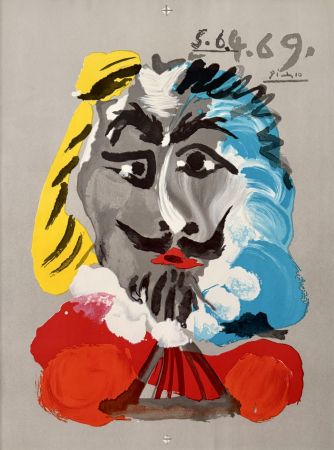 Lithographie Picasso - Portraits Imaginaires, 5.6.4.69 Proof