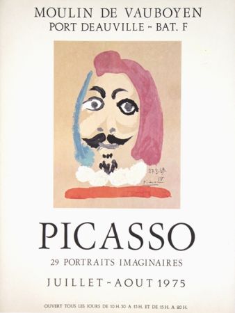 Offset Picasso - Portraits Imaginaires  Moulin de Vauboyen