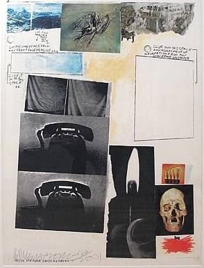Sérigraphie Rauschenberg - Poster for Peace