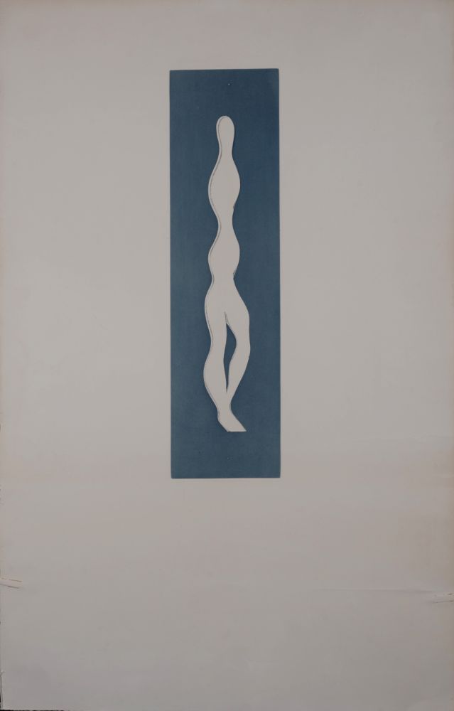 Aquatinte Arp - Poupée, c.1960