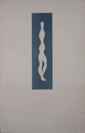 Aquatinte Arp - Poupée, c.1960