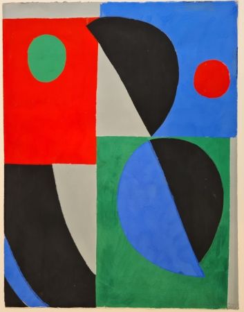 Pochoir Delaunay - Poésie de mots, poésie de couleurs 