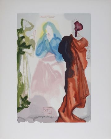Lithographie Dali - Prière de Saint Bernard