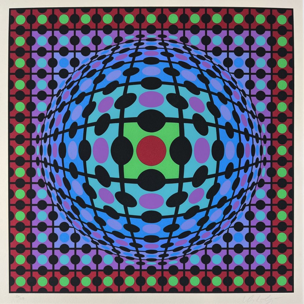 Sérigraphie Vasarely - Procion 3