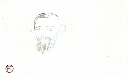 Aucune Technique Toulouse-Lautrec - Procès Arton — Tête de monsieur Jacques Saint-Cère