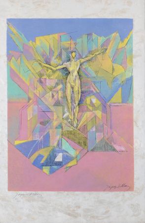 Lithographie Villon - Prométhée délivré, 1960