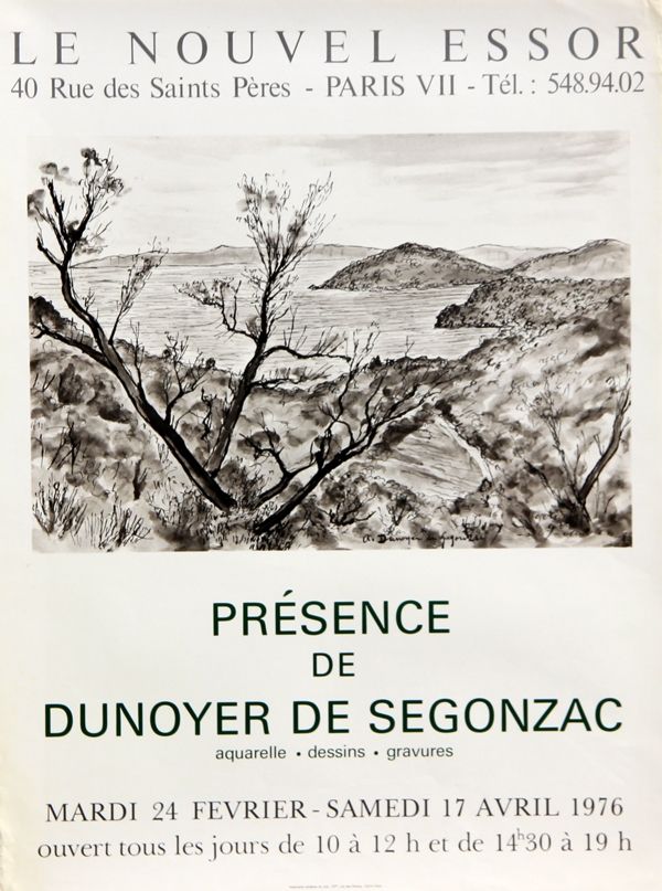 Affiche De Segonzac - Présence