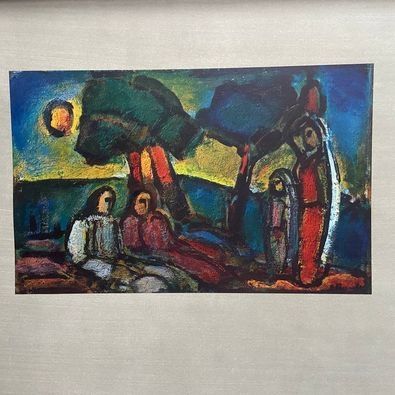 Héliogravure Rouault - Puits de Jacob