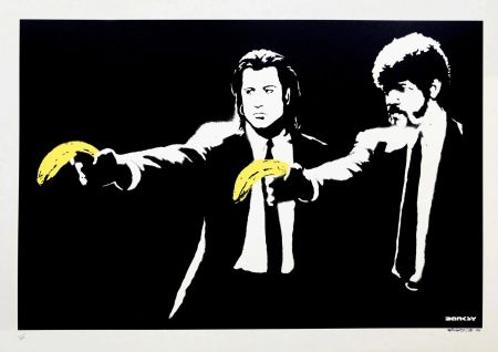 Sérigraphie Banksy - Pulp Fiction (unsigned)