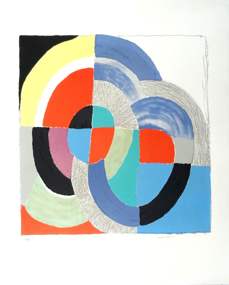 Lithographie Delaunay - Pâques russes