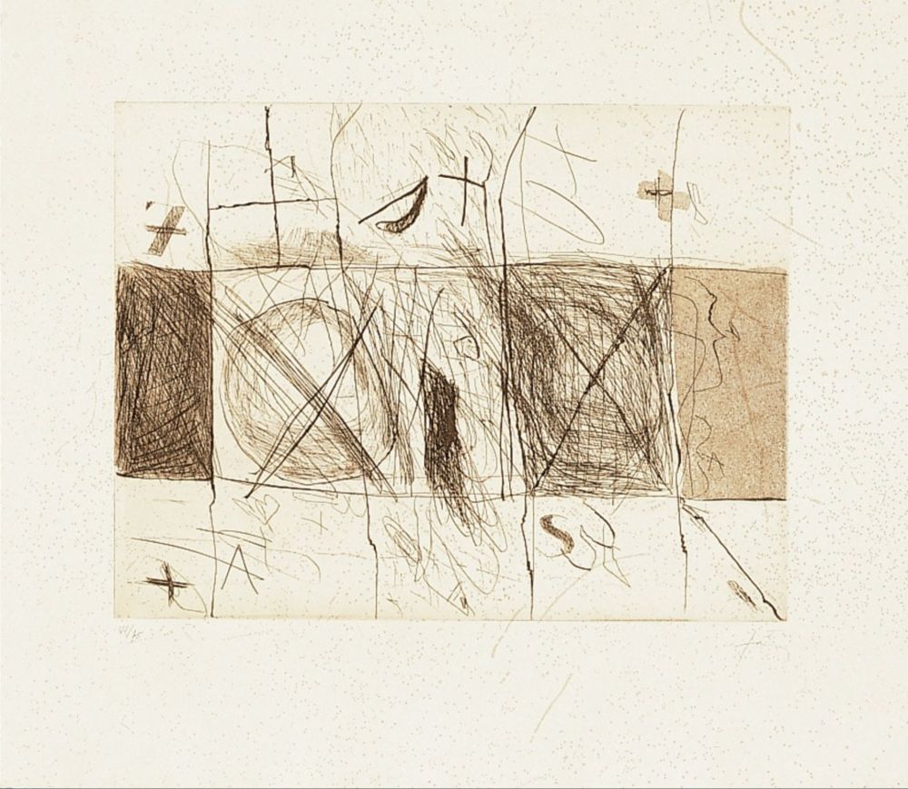 Gravure Tàpies - Quadrats i grafismes