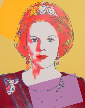 Sérigraphie Warhol - Queen Beatrix of the Netherlands 341