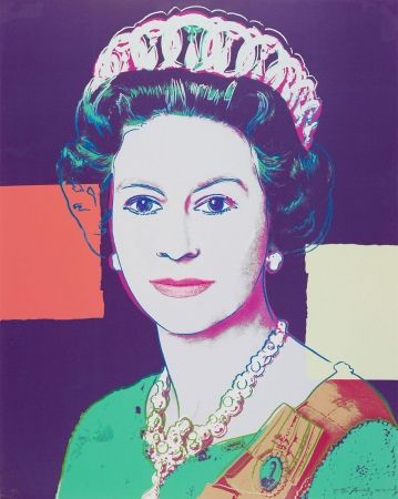 Sérigraphie Warhol - Queen Elizabeth II of the United Kingdom 335 by Andy Warhol