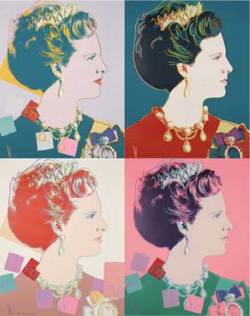 Sérigraphie Warhol - Queen Margrethe II Of Denmark Complete Portfolio (Reigning Queens)