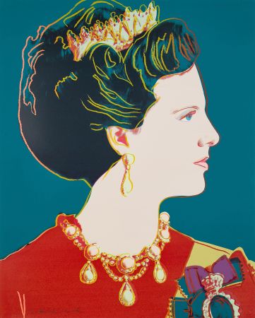 Sérigraphie Warhol - Queen Margrethe II of Denmark (FS II.343)